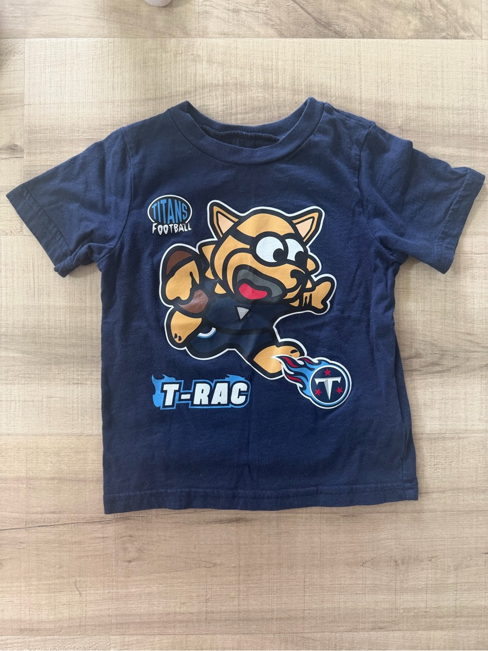 NFL Navy Kids T-Rac Graphic Tee